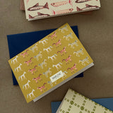 The Chartreuse Pony Fold Card